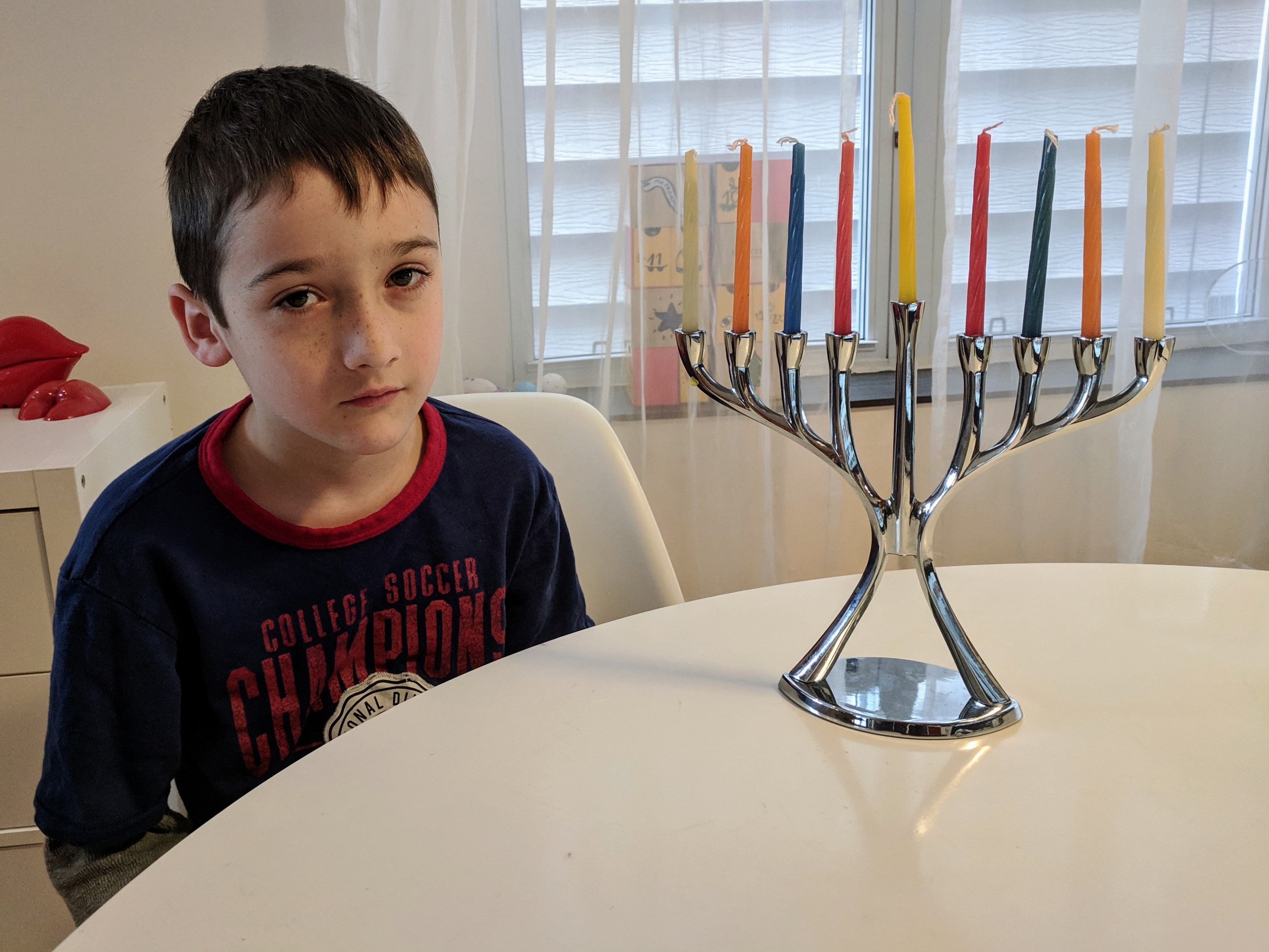So your kid thinks Hanukah sucks balls