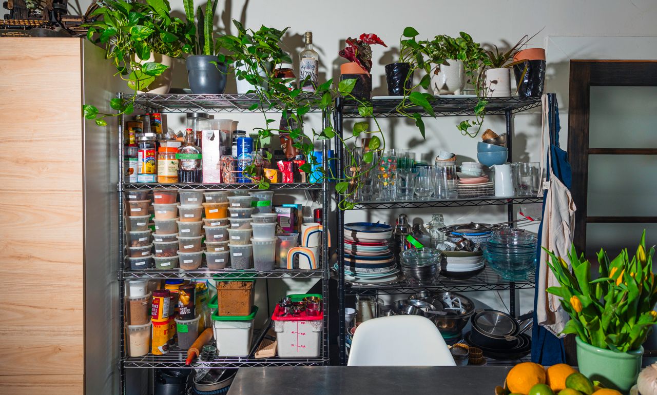 Jason's pantry set up
