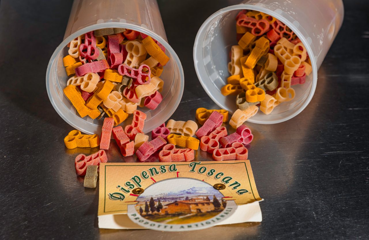 Jason's penis-shaped pasta