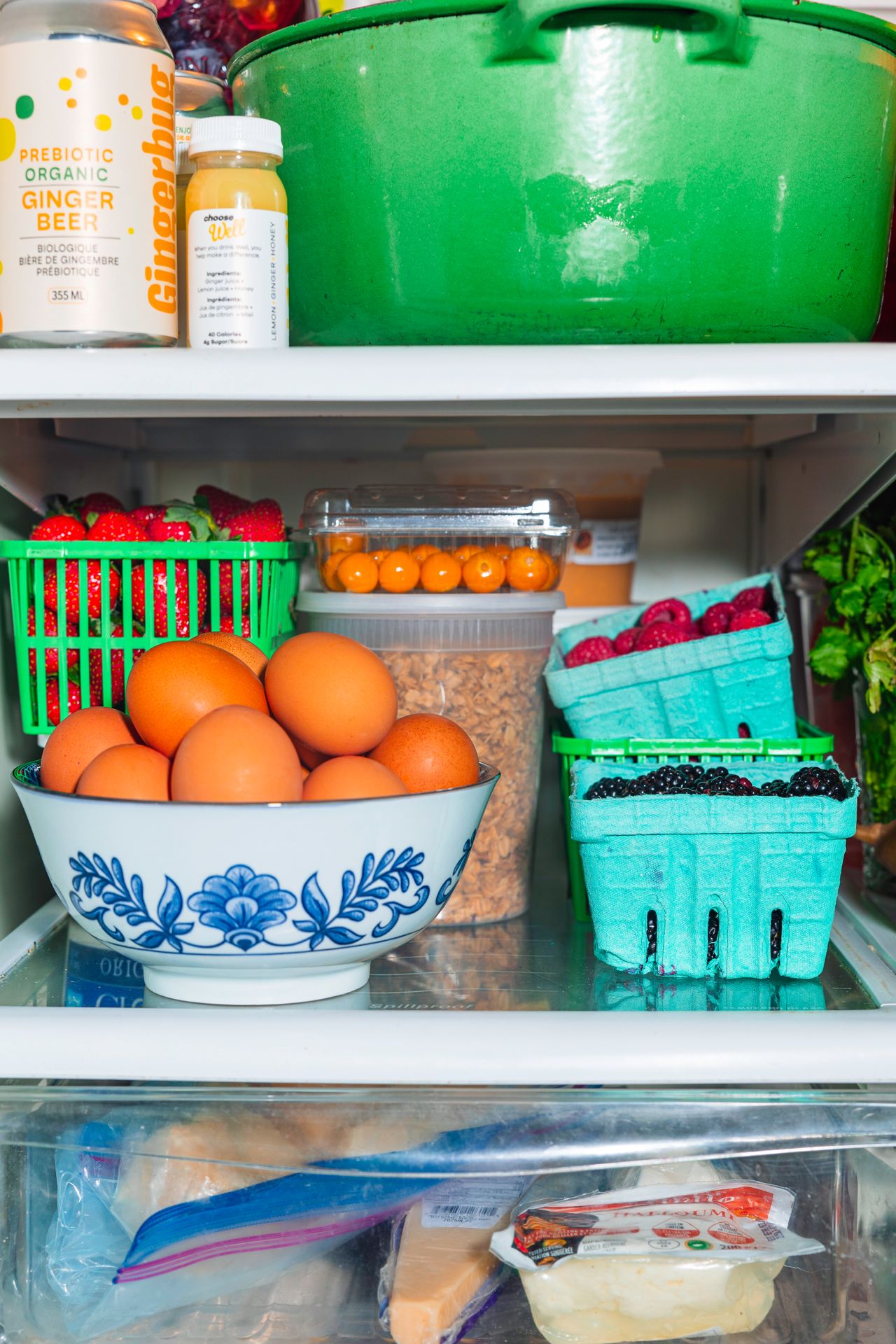 A closer look at Jason's fridge shelf