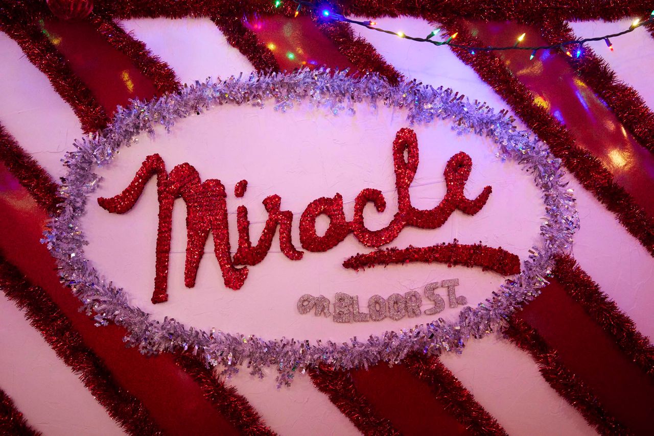 A sign for Miracle on Bloor Street